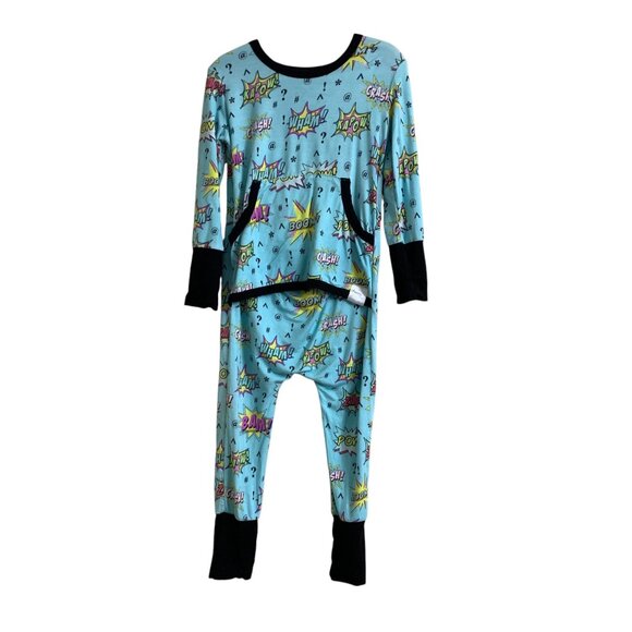 Comic Print Ready Set Romper Zap! Pow! Boom! 12-24‎ Mo Boys Toddler - Picture 1 of 11